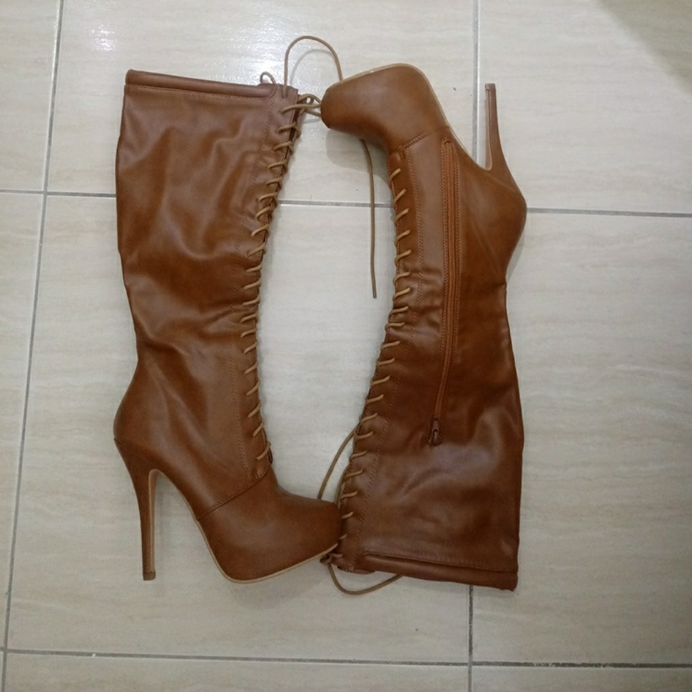 Tan boots